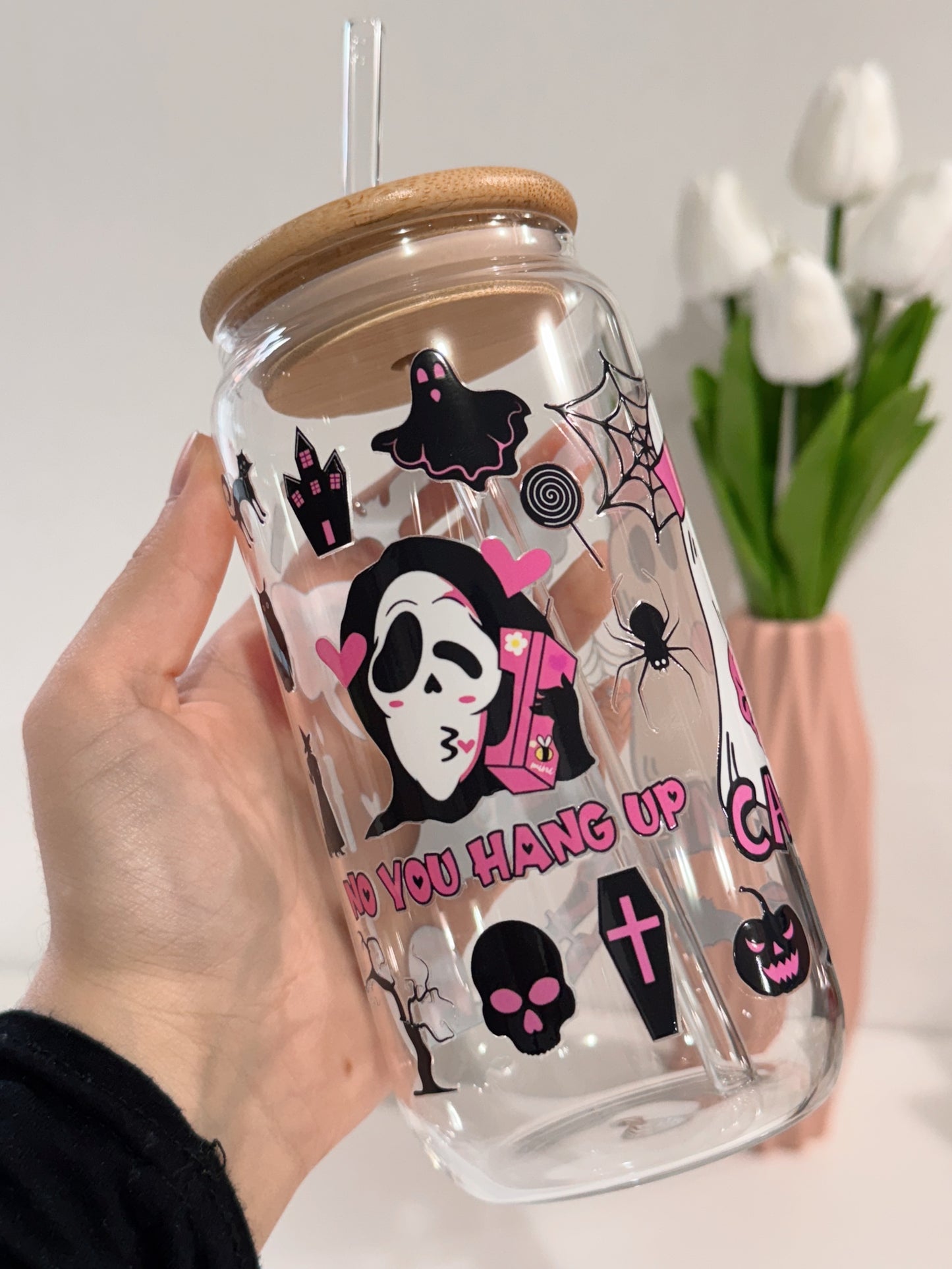 PEGATINA UV DTF PARA TAZAS 16Oz SCREAM