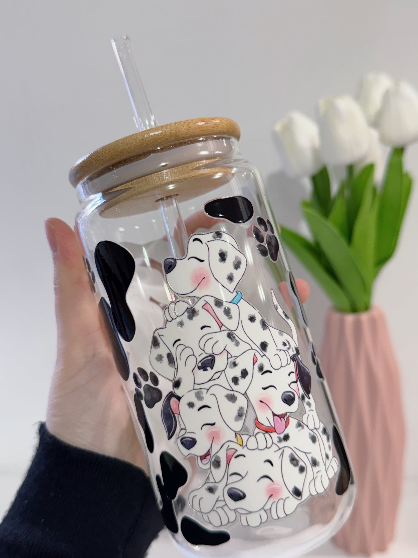 PEGATINA UV DTF PARA TAZAS 16Oz 101 DÁLMATAS