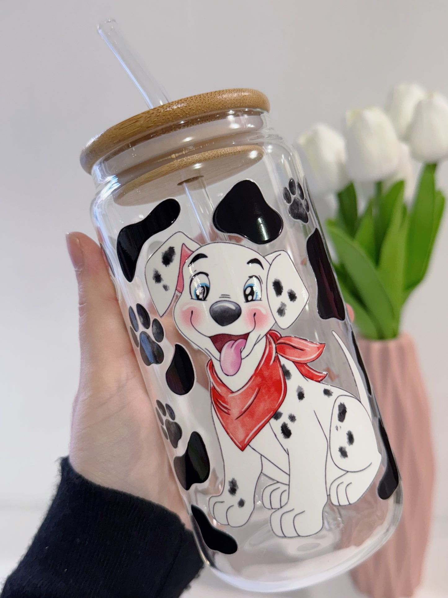PEGATINA UV DTF PARA TAZAS 16Oz 101 DÁLMATAS