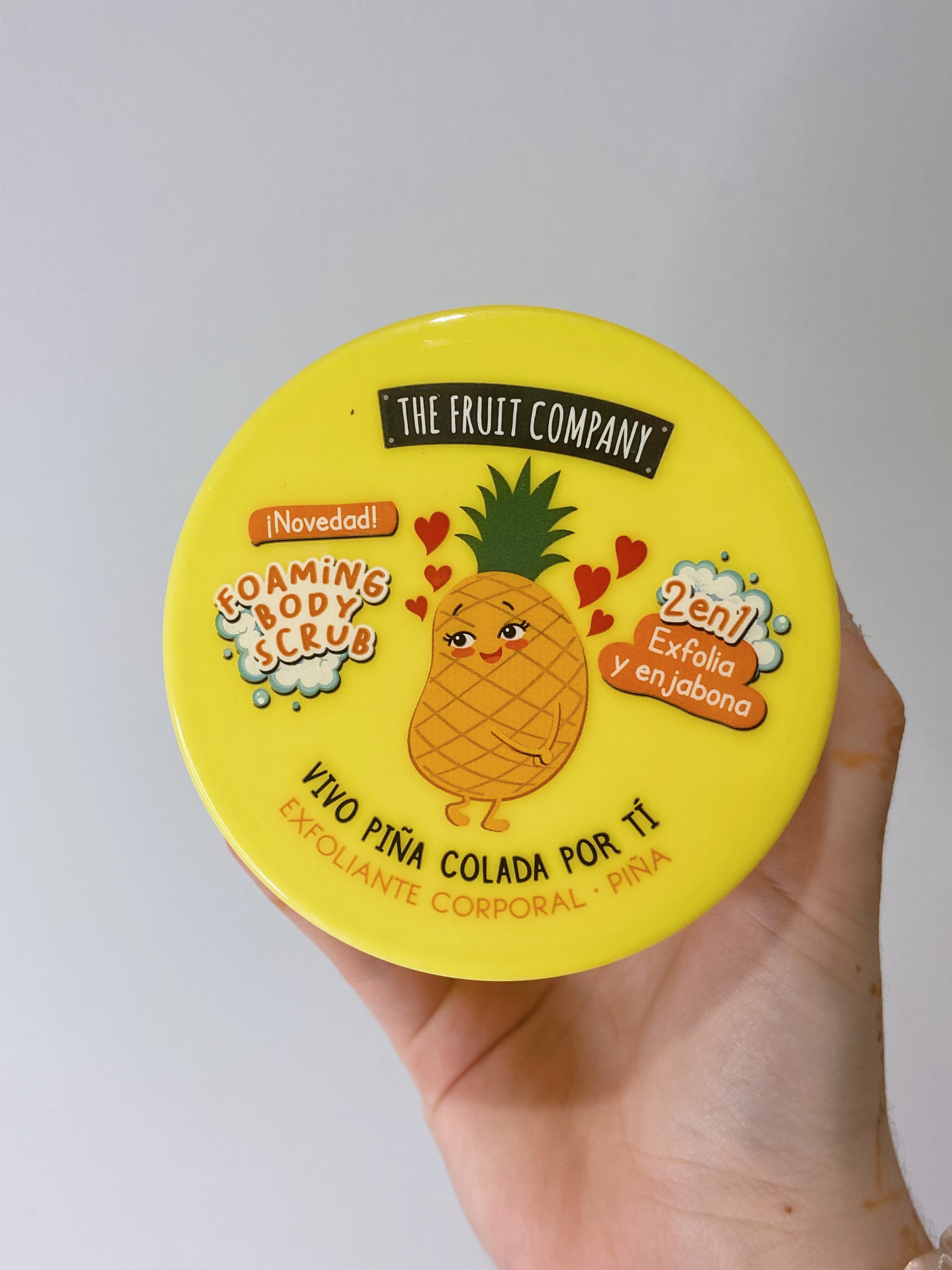 the fruit company exfoliante corporal piña 400g - delaUz