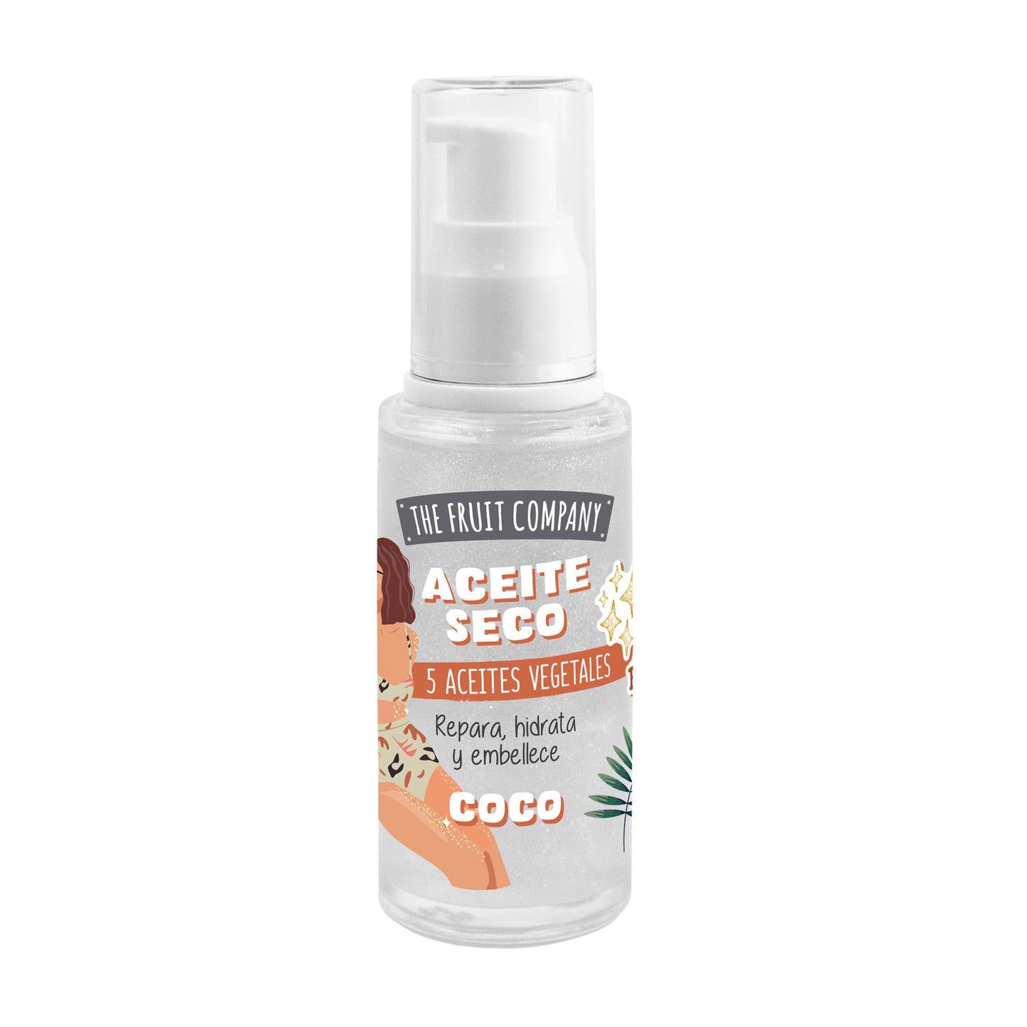 ACEITE SECO COCO GLITTER 50ML - THE FRUIT COMPANY