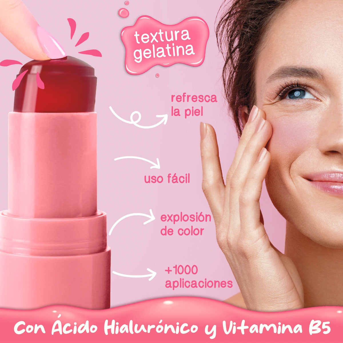 BLUSH GELATINA MELOCOTON PARA LABIOS Y MEJILLAS (01) - THE FRUIT COMPANY