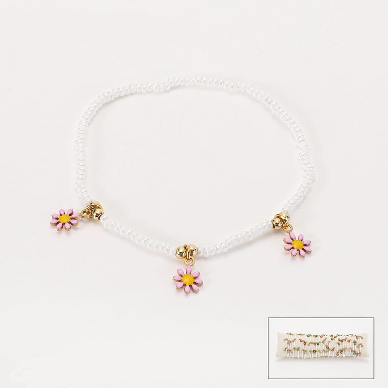 PULSERA ACERO MARGARITAS