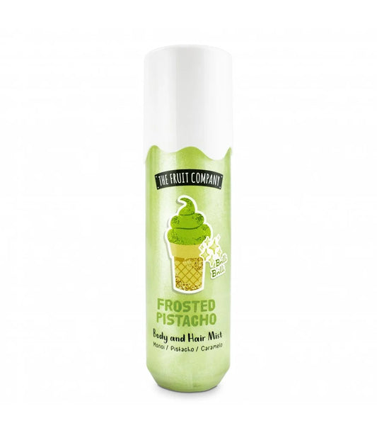 BRILLI BRILLI BODY AND HAIR MIST “FROSTED PISTACHO” MONOI, PISTACHO, CARAMELO - THE FRUIT COMPANY