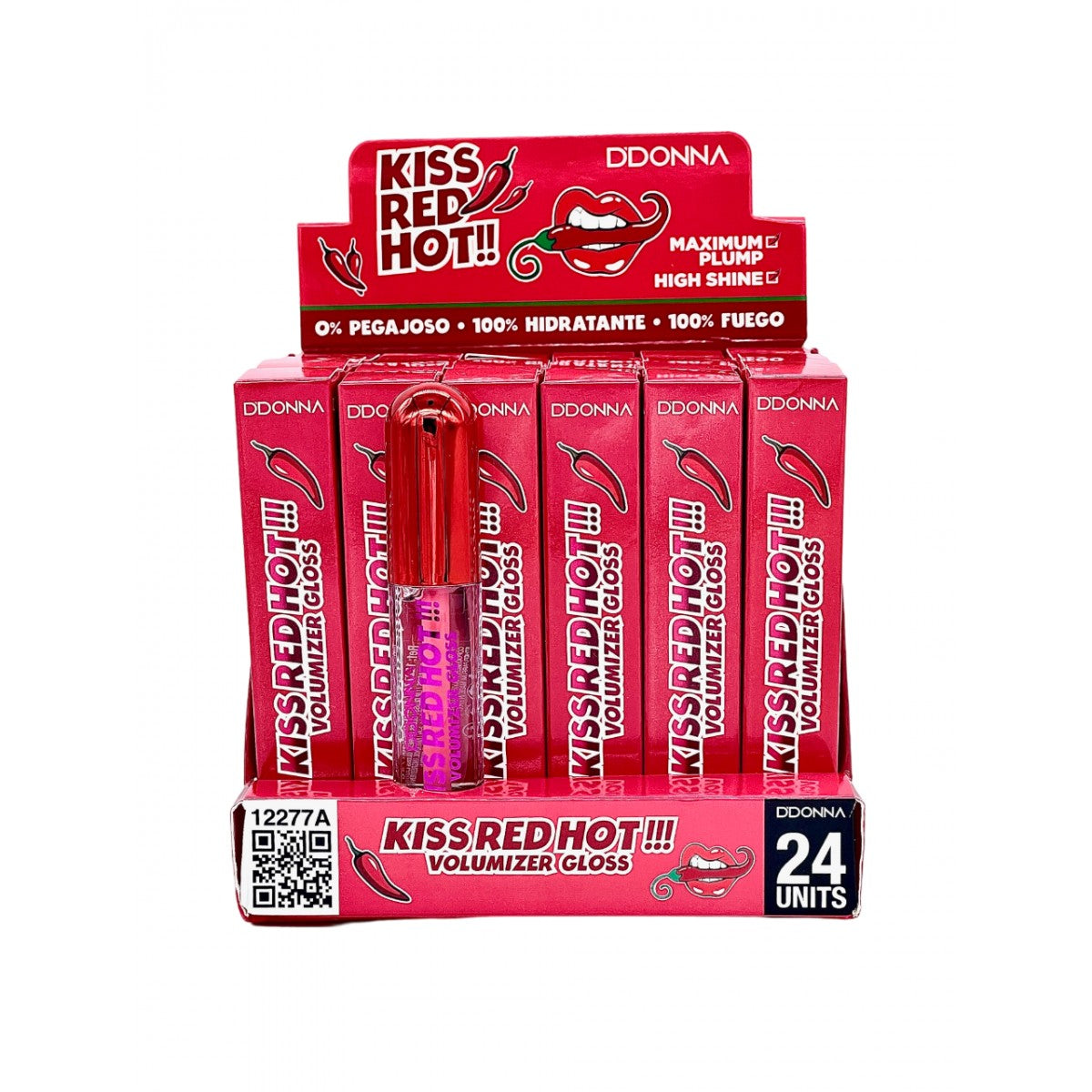 KISS RED HOT GLOSS OIL VOLUMIZER - DDONNA