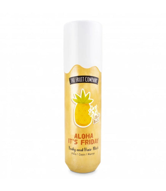 BRILLI BRILLI BODY AND HAIR MIST “ALOHA IT’S FRIDAY” PIÑA, COCO, MANGO - THE FRUIT COMPANY