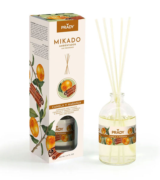 AMBIENTADOR MIKADO NARANJA Y CANELA - PRADY