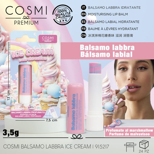 BÁLSAMO LABIAL HELADO Y MARSHMALLOW - COSMI