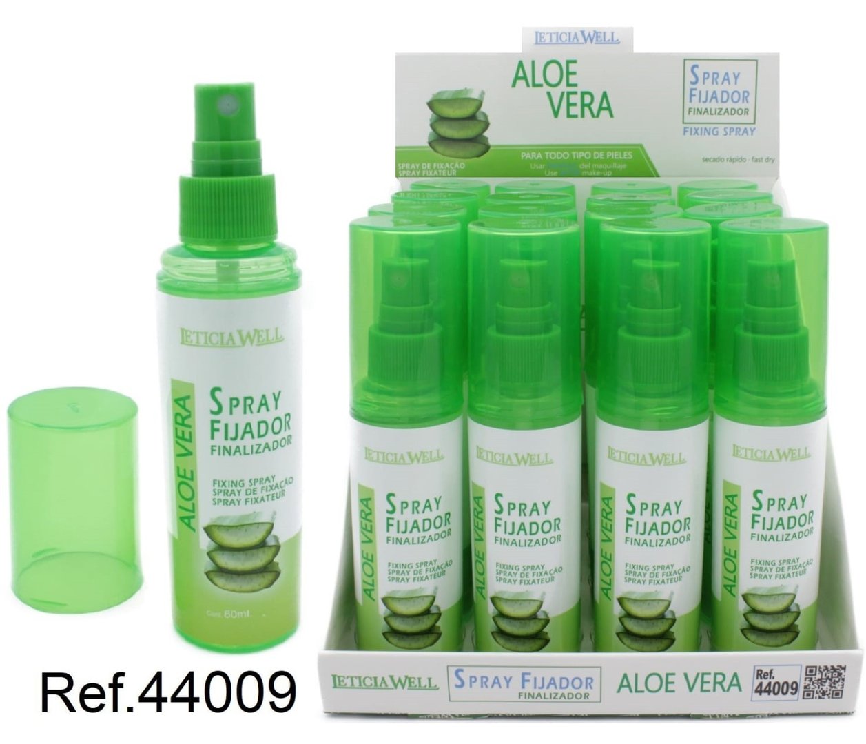 FINALIZADOR DE MAQUILLAJE ALOE VERA - LETICIA WELL