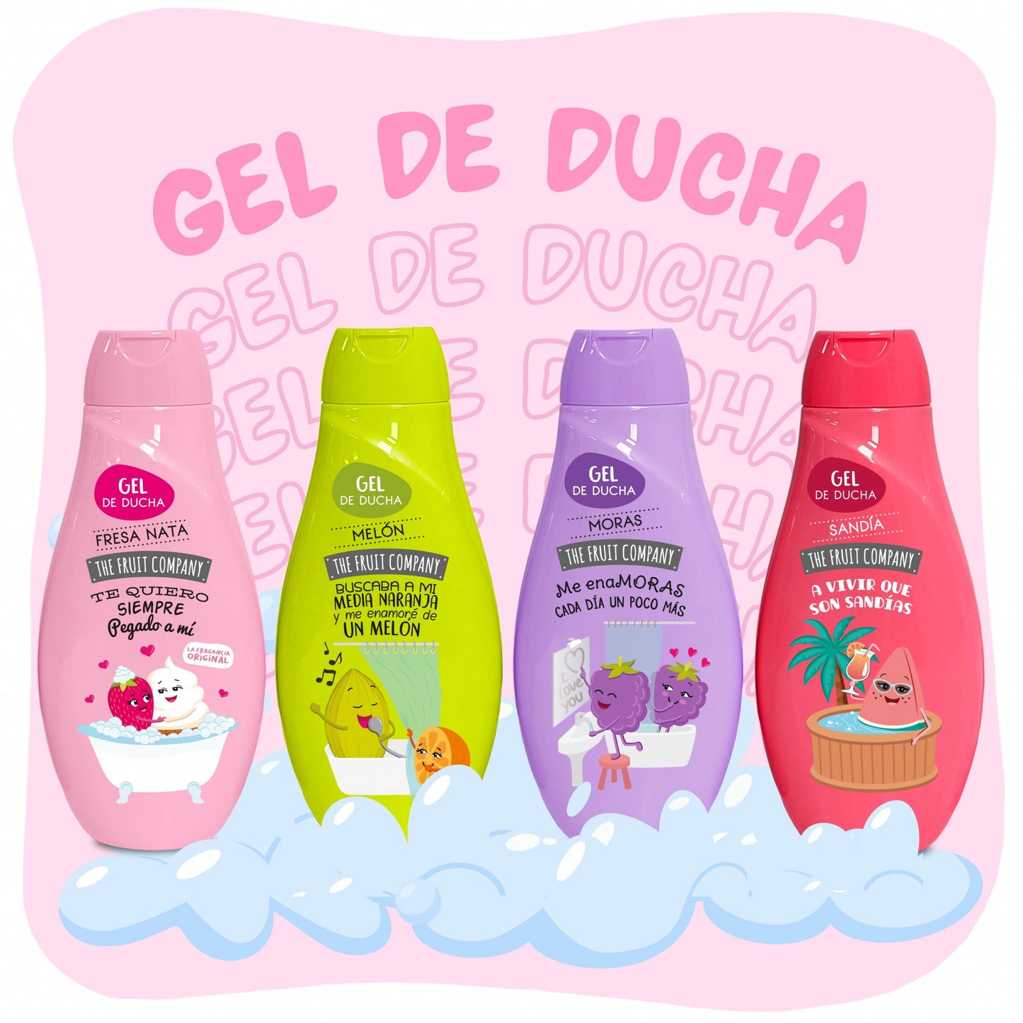 GEL DE DUCHA DE MORAS - THE FRUIT COMPANY