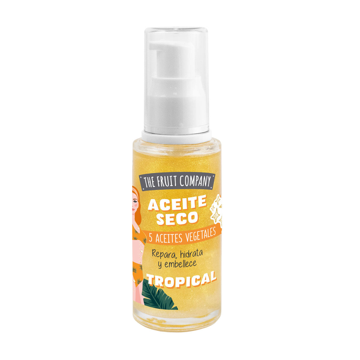 ACEITE SECO TROPICAL GLITTER 50ML - THE FRUIT COMPANY