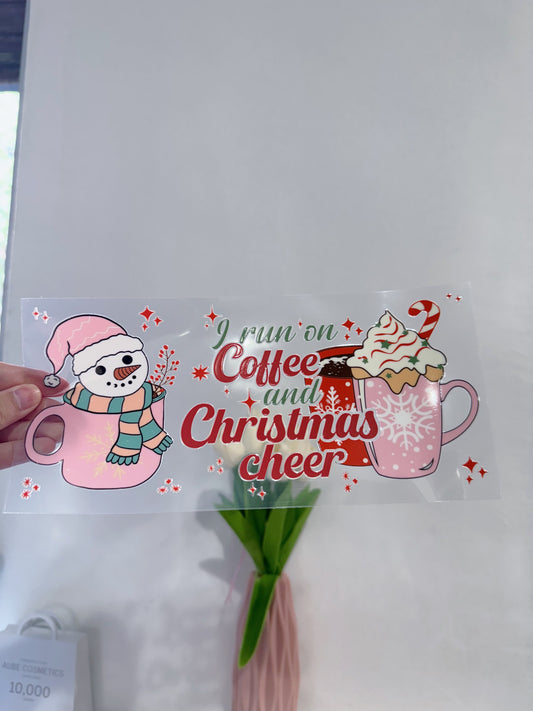 PEGATINA UV DTF PARA TAZAS 16Oz NAVIDAD