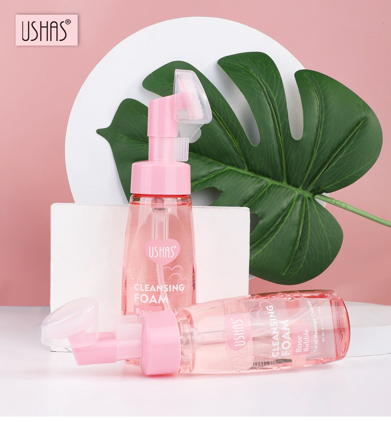 LIMPIADOR FACIAL CON CEPILLO DE ROSAS - USHAS