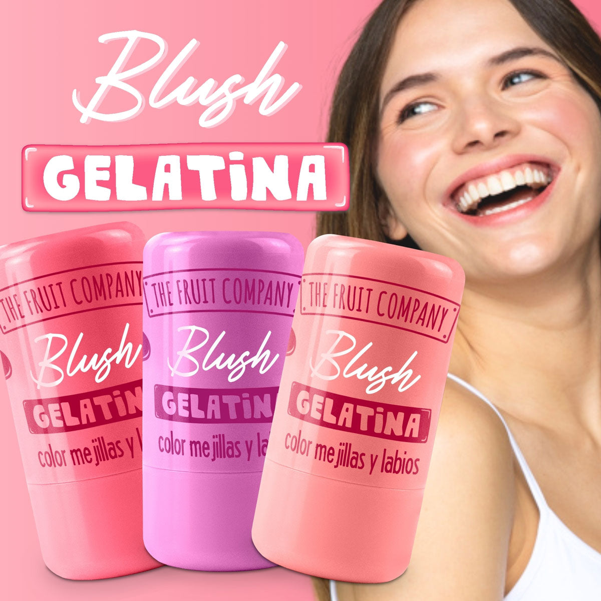 BLUSH GELATINA FRAMBUESA PARA LABIOS Y MEJILLAS (03) - THE FRUIT COMPANY