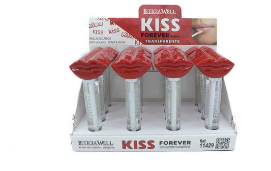 BRILLO DE LABIOS KISS FOREVER CON OLOR A CHICLE - LETICIA WELL