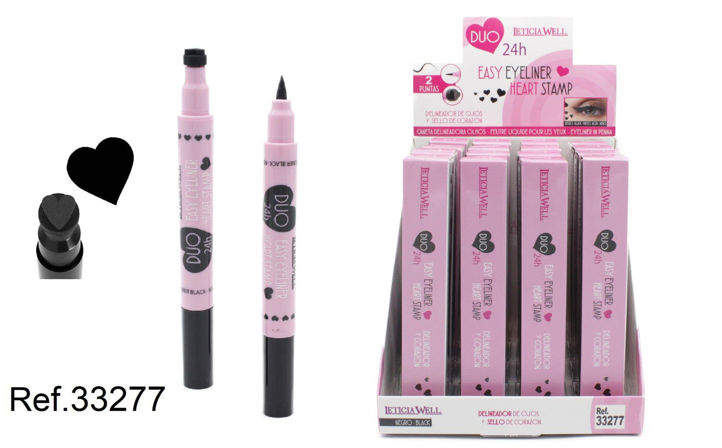 EYELINER NEGRO 2 EN 1 - LETICIA WELL