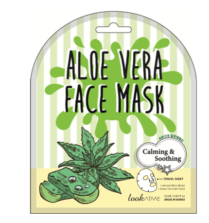 MASCARILLA FACIAL CALMANTE E HIDRATANTE DE ALOE VERA - LOOK AT ME