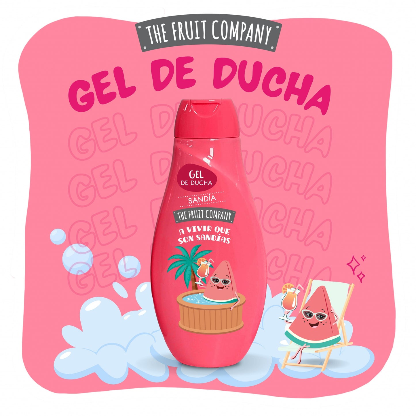 GEL DE DUCHA DE SANDÍA - THE FRUIT COMPANY