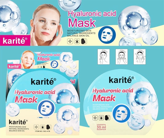 MASCARILLA FACIAL ÁCIDO HIALURONICO - KARITE