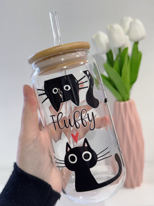 TAZA GATO FLUFFY 550ML