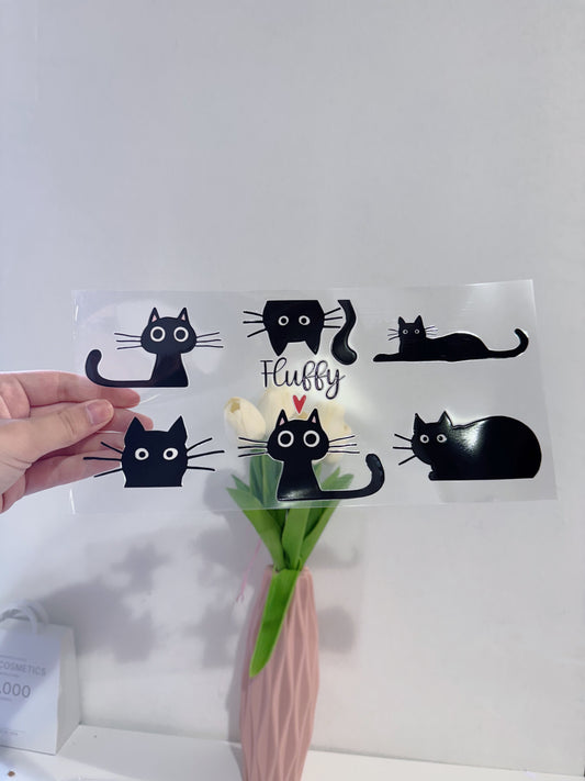 PEGATINA UV DTF PARA TAZAS 16Oz FLUFFY