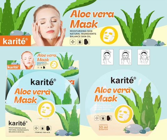 MASCARILLA FACIAL ALOE VERA - KARITE