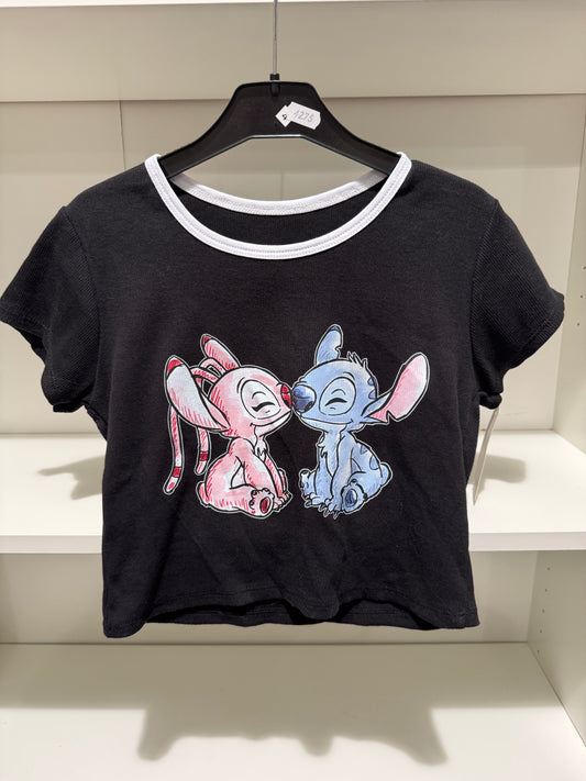 CAMISETA STICH NEGRA NIÑA