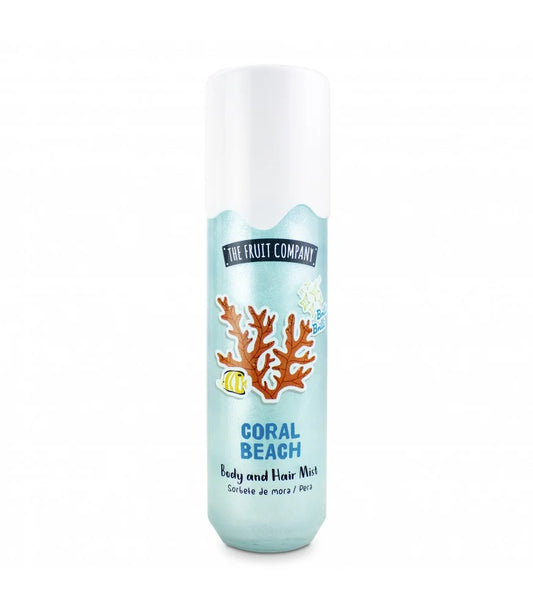 BRILLI BRILLI BODY AND HAIR MIST “CORAL BEACH” SORBETE DE MORA, PERA - THE FRUIT COMPANY