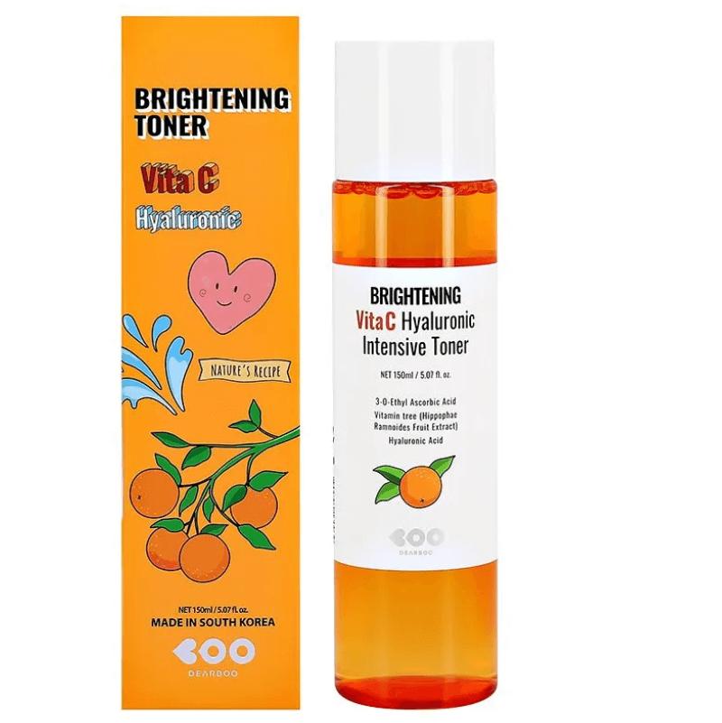 BRIGHTENING VITA C HYALURONIC TONER - DEARBOO