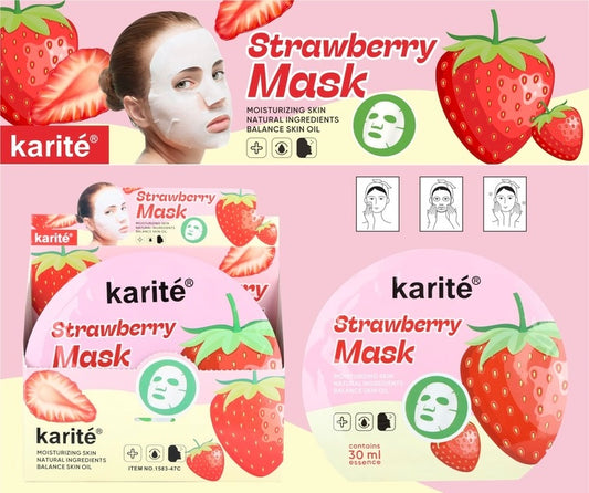 MASCARILLA FACIAL FRESA - KARITE