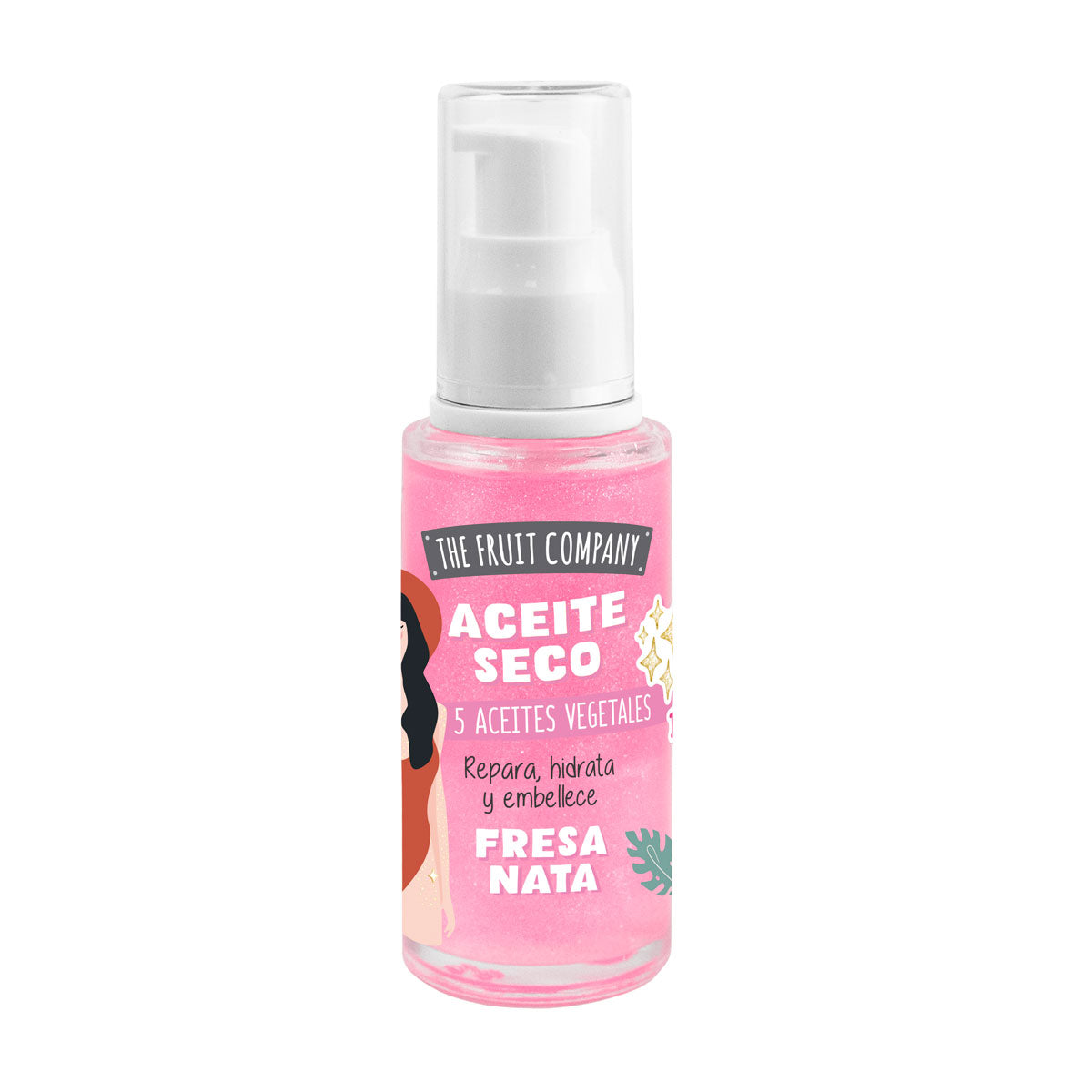 ACEITE SECO FRESA NATA GLITTER 50ML - THE FRUIT COMPANY