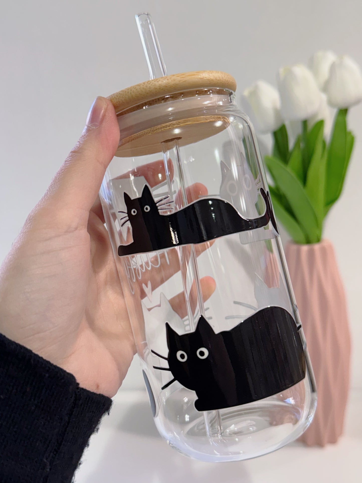 TAZA GATO FLUFFY 550ML