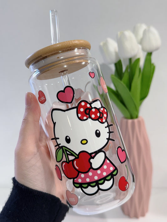 TAZA LOVE HELLO KITTY 550ML