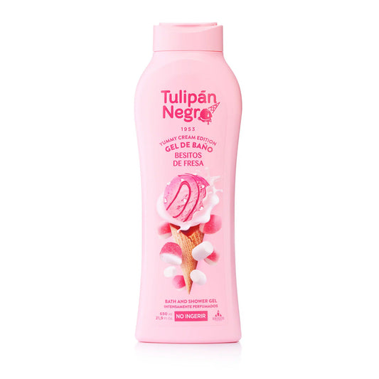GEL DE BAÑO BESITOS DE FRESA - TULIPAN NEGROI
