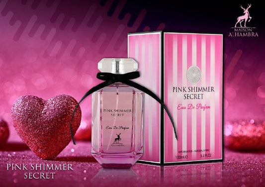 PERFUME PINK SHIMMER SECRET - MAISON ALHAMBRA