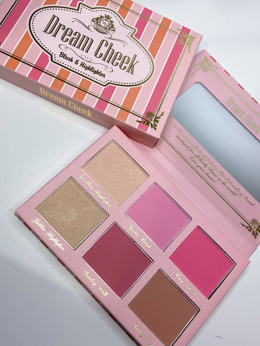 PALETA DE COLORETES E ILUMINADOR DREAM CHEEK - VIVA LA DIVA