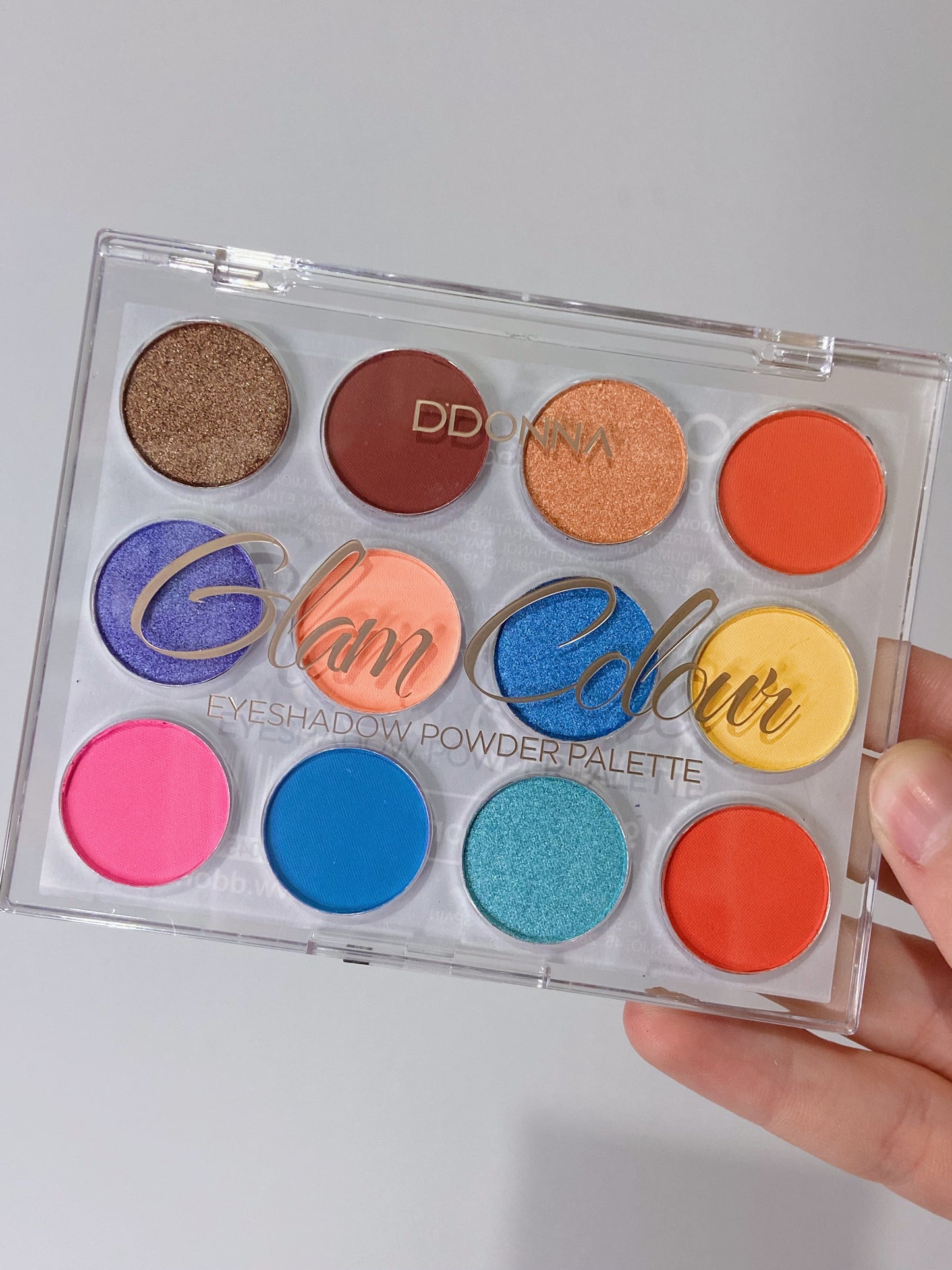 PALETA DE SOMBRAS GLAM COLOUR B - DDONNA