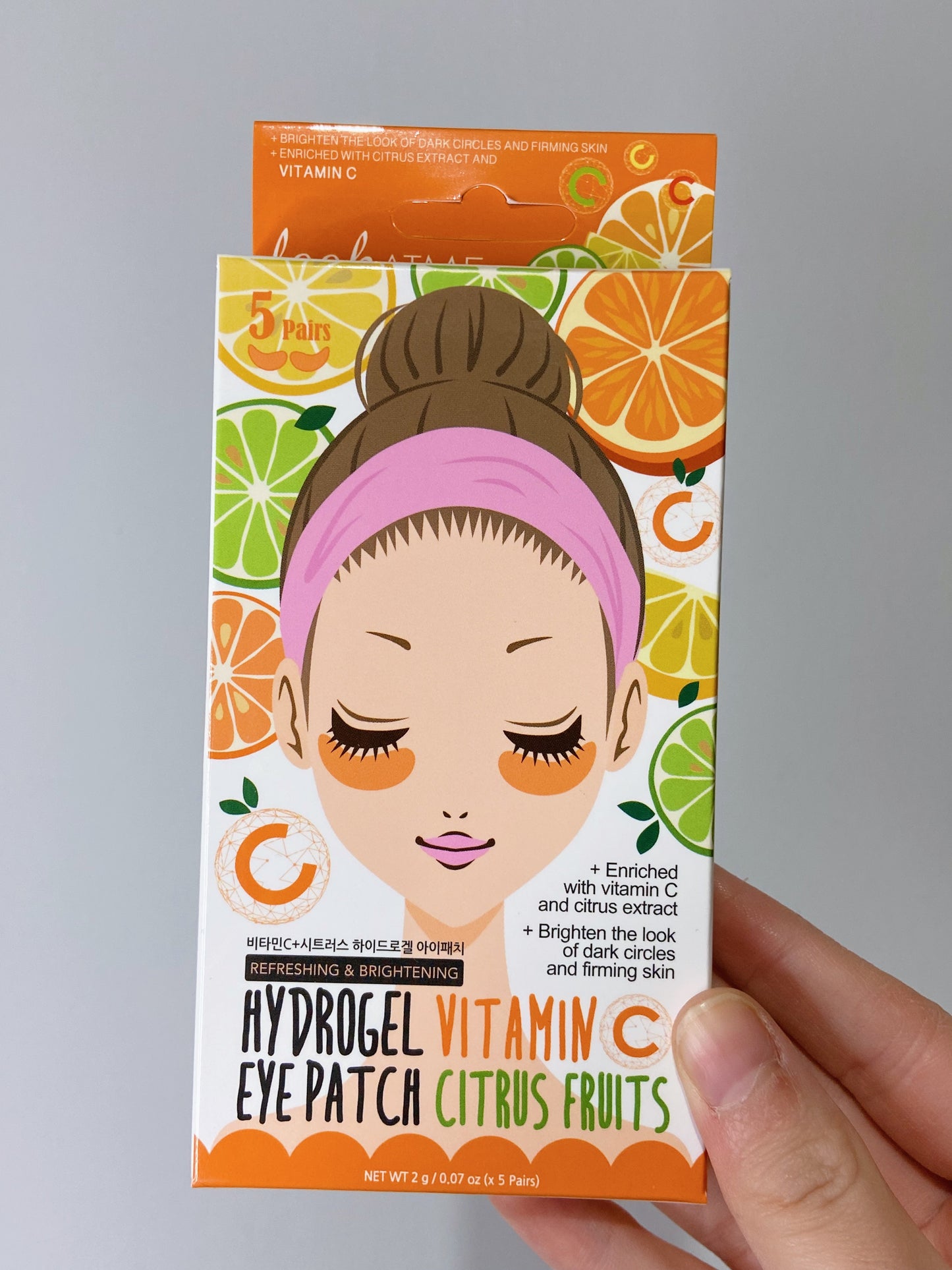 PARCHES PARA CONTORNO DE OJOS DE VITAMINA C - LOOK AT ME